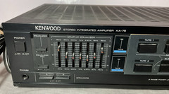 Kenwood KA-75 2 Channel Stereo Integrated Amplifier W/ 7 Band EQ – TESTED WORKS