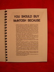 ONE BRAND NEW COPY OF THE MCINTOSH “INFORMATION DOCUMENT”: VOL. 1, NO. 3