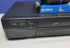 Mitsubishi HS-U446 Hi-Fi VHS VCR Player Recorder – Tested Works Great No Remote