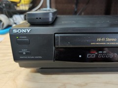 Sony VCR Model SLV-677HF VHS Player With Remote Tested Works