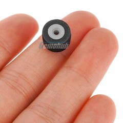 NEW 10.5×7.2x2mm Tape Recorder Pinch Roller Wheel Rubber Pressure Belt Pulleys
