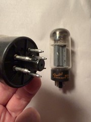 Fender Tube (x2) 6L6 GC – 023556 – AOO 28 – Clean, Untested