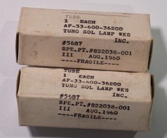 1960 Tung Sol JTL-5687 Perfectly Matched Tubes