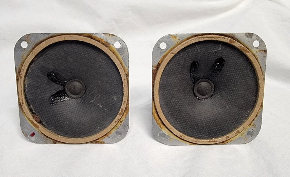 Rare Vintage Matched Pair Quam-Nichols 41-44 Tweeter Speakers : 3.5″