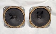 Rare Vintage Matched Pair Quam-Nichols 41-44 Tweeter Speakers : 3.5″