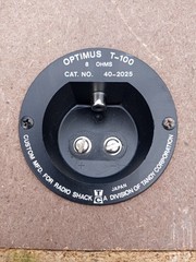 Vintage Realistic Optimus T-100 Speakers Tested And Working Read Description