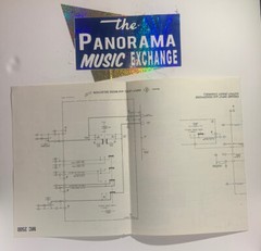 Vintage McIntosh MC 2500 Power Amplifier Schematic Information Folder