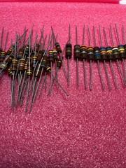 Vintage Carbon Composition Resistors Lot 1W-2W
