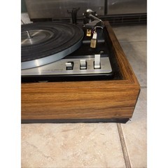 Vintage Garrard 990B Automatic Turntable Record Player Wood Plinth England Parts