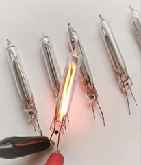 2 pcs rare vintage IN-3b-1 nixie neon tube vacuum clock lamp long bulb indicator
