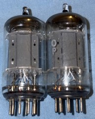 Matched Pair 12AX7/ECC83 Telefunken Smooth Plate Diamond Bottom Preamp Tubes
