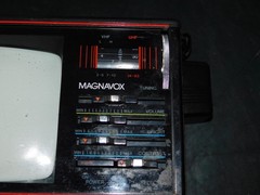 Vintage Magnavox BD 3908 CH02 Portable TV Radio (1989) Power Supply B&W Works!