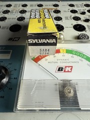 Sylvania (Mullard) 5AR4 / GZ34 CR KKK 132 B3A5 Grey Plate Test on BK 707