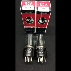 MATCHED PAIR RCA JAN CRC 5Y3GT VT 197 Rectifier VACUUM TUBES Tested O.9760