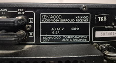 Vintage Kenwood KR-X1000 audio-video surround receiver