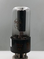 RCA 50L6GT NOS NIB 9750gm Black Plate Dual Bottom D Getter Serious Tubes B118