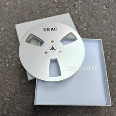 1 PCS 7” TEAC Tape Reel Aluminum Reel to Reel Empty Take up Reel(Sliver)