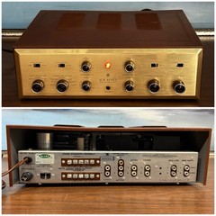 HH Scott 222c Amplifier With Scott Metal Case In Working Condition – Tested