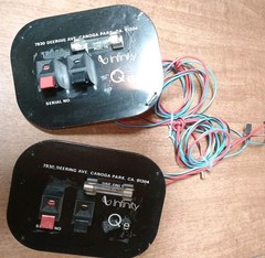 Pair Infinity Qe-Qa Crossovers Speaker Connector/ Tested