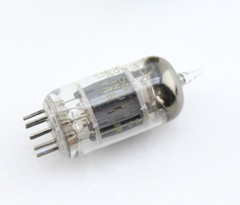 New NOS Qty 1 SYLVANIA JHS 5814A Grey Plates D Getter 1959 NOS Vintage Tube USA