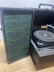 Rare MCM Ward Airline Solid State Stereo Record Player-Speakers Travel Portable
