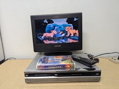 LG LRY-517 DVD Recorder VCR Combo 4HD Hi-Fi VHS CD DVD+R Tested Read Description