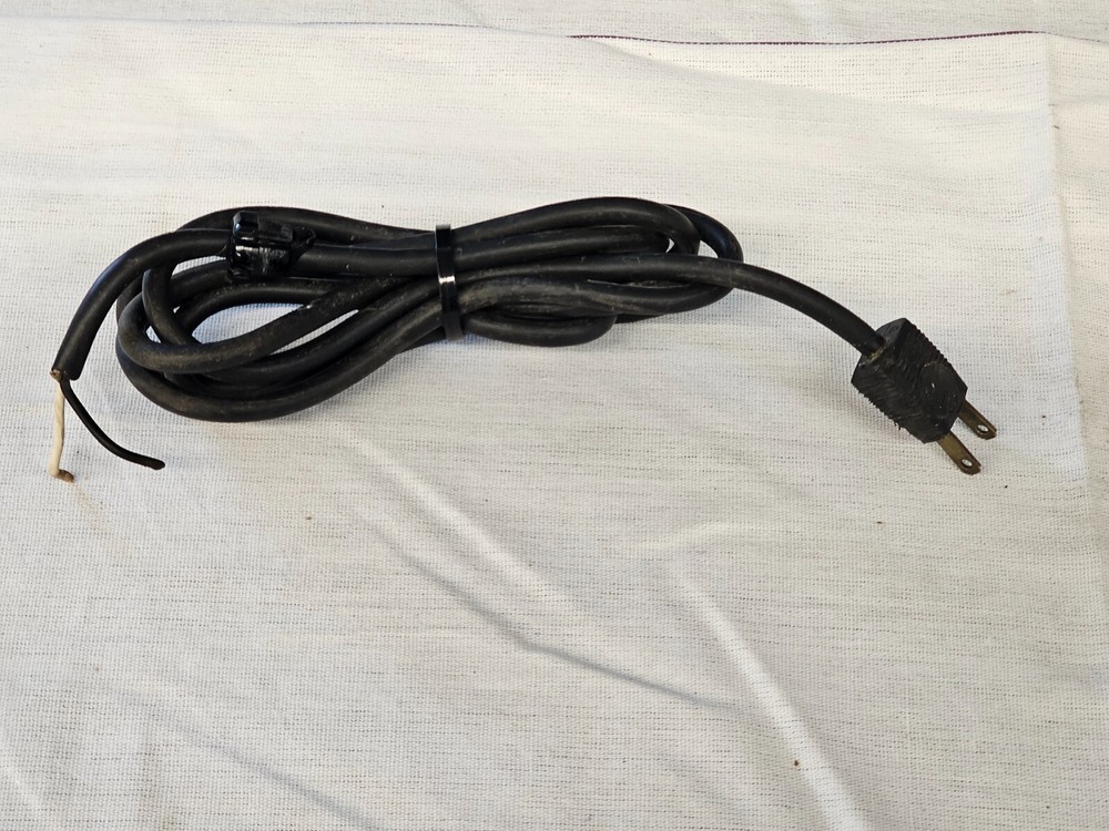 Bell Carillon 6060 Tube Amplifier Power Cord Cable Plug Original Part