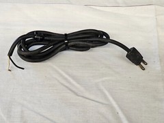 Bell Carillon 6060 Tube Amplifier Power Cord Cable Plug Original Part