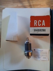 6146B/8298A RCA NOS Vacuum Tube Tested Strong open box Made in the U.S.A.