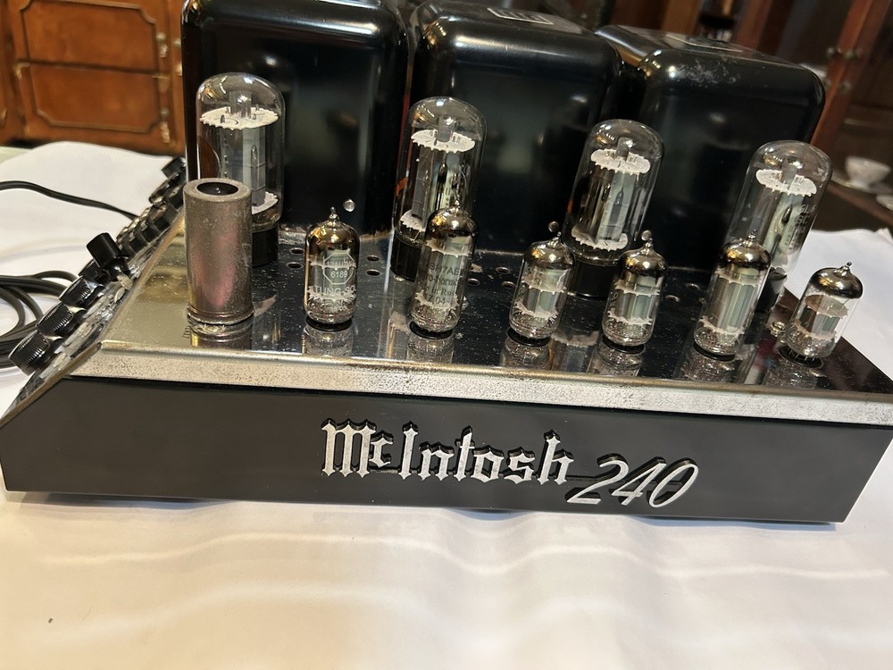 Vintage McIntosh MC240 Vacuum Tube Amplifier.