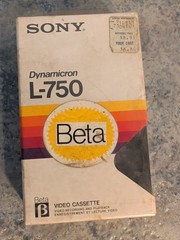 Sony L-750 Beta Dynamicron Video Cassette Tape Factory Sealed New