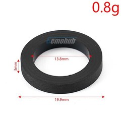 6PCS 19.9×13.8x3mm Tire Belt Loop Rubber Ring For Cassette Deck Tape Recorder