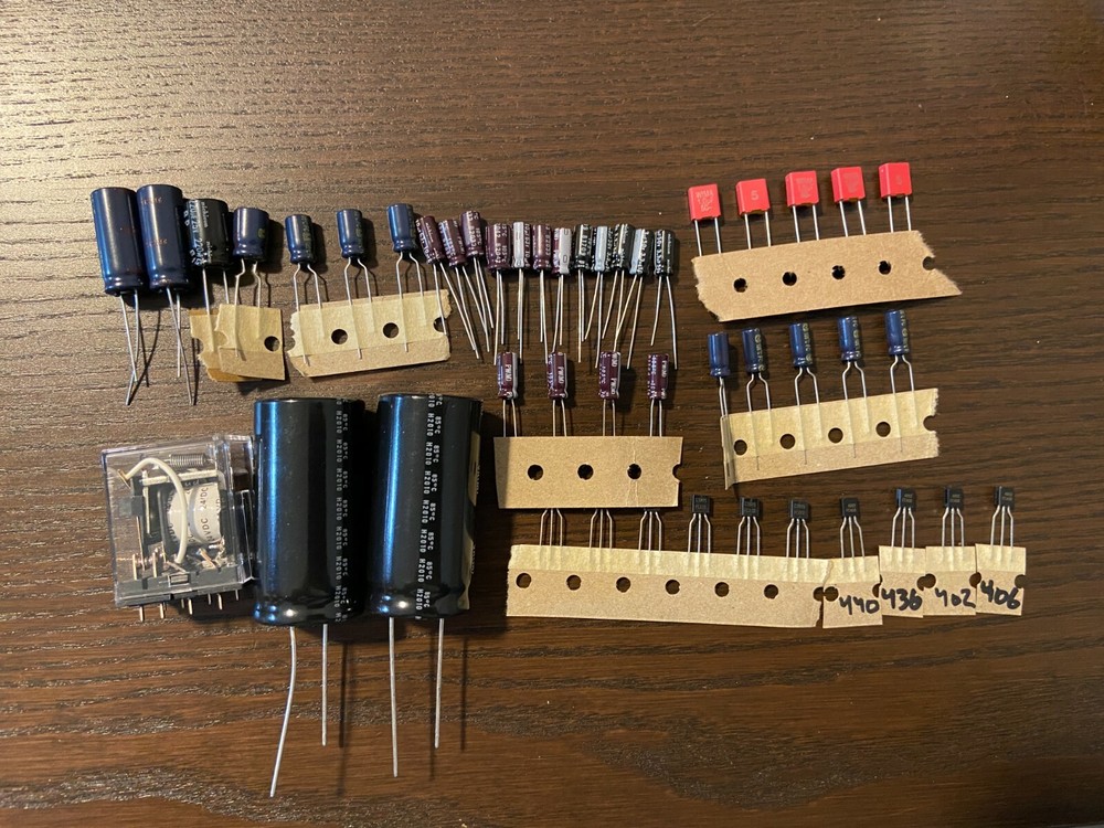 Technics SU-7700 Complete Rebuild Kit High-Quality Amplifier Recap Transistors
