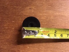 (4) Rubber Feet W/Screws Parts/McIntosh Stereo Tuners / MR-73 MR-74 MR-77 MR-78
