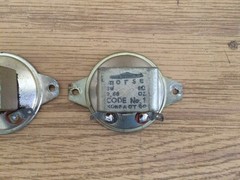 Pair Vintage Morse 2″ Tweeter Speaker 8Ω 3 watts CT50 Code No 1 Korea Works #2