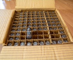 8 PCS 6N23P (E88CC / 6922 / 6DJ8) NOS VACUUM TUBES VOSKHOD. MIX. 1960-80’s.