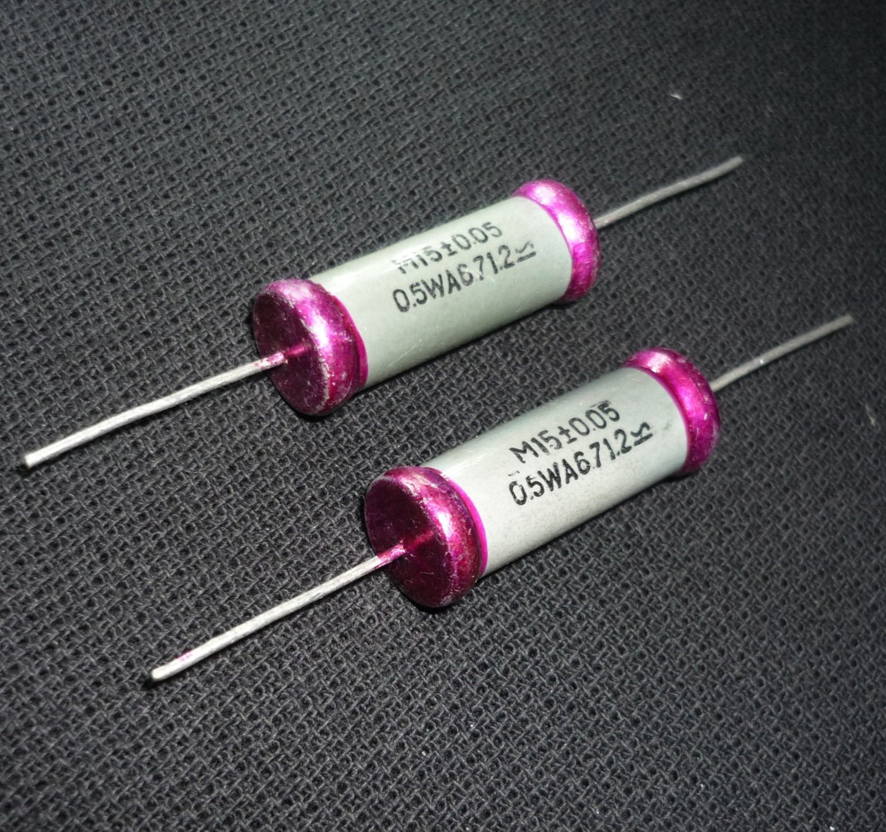 2pcs. 150kOhm ±0.05% MPX / МРХ High precision Resistor USSR SILVER-PLATED PINS