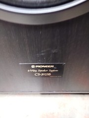 PIONEER CS-J925B SPEAKERS TESTED WORKING VINTAGE PICK UP ONLY