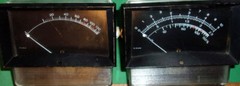 (2) Vintage API Mod. 502 Analog Meters 100uA Full Scale Clean! Working! (1970’s)