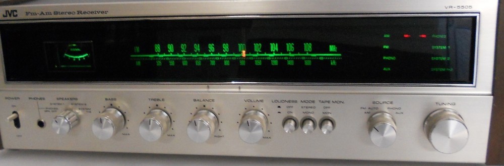 Vintage JVC VR-5505 AM/FM Stereo Receiver That Sounds Amazing!