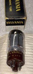 Sylvania 5881 Power Vacuum Tube Amplitrex Tested Strong 90%