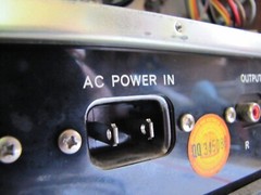 Reel to Reel Power Cord A/C Cable Replacement Teac Akai Pioneer 6′ AC POWER IN