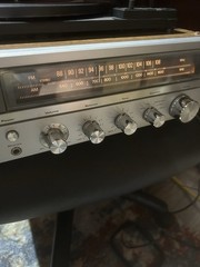 Vintage 1980’s MacDonald AM/FM Radio, 8 Track, and Turntable Stereo System M270.