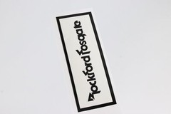 Rockford Fosgate logo badge Sticker Decal waterproof 108mm(4.25″)X40mm(1.57″)