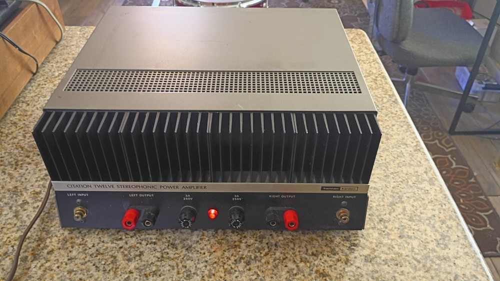 Vtg 70s HiFi Audio Harman Kardon Citation Twelve Power Amplifier Dual Monoblock!