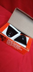 Vintage Realistic Minimus 3.5 Speaker Bracket Set OPEN BOX NIB Complete Set