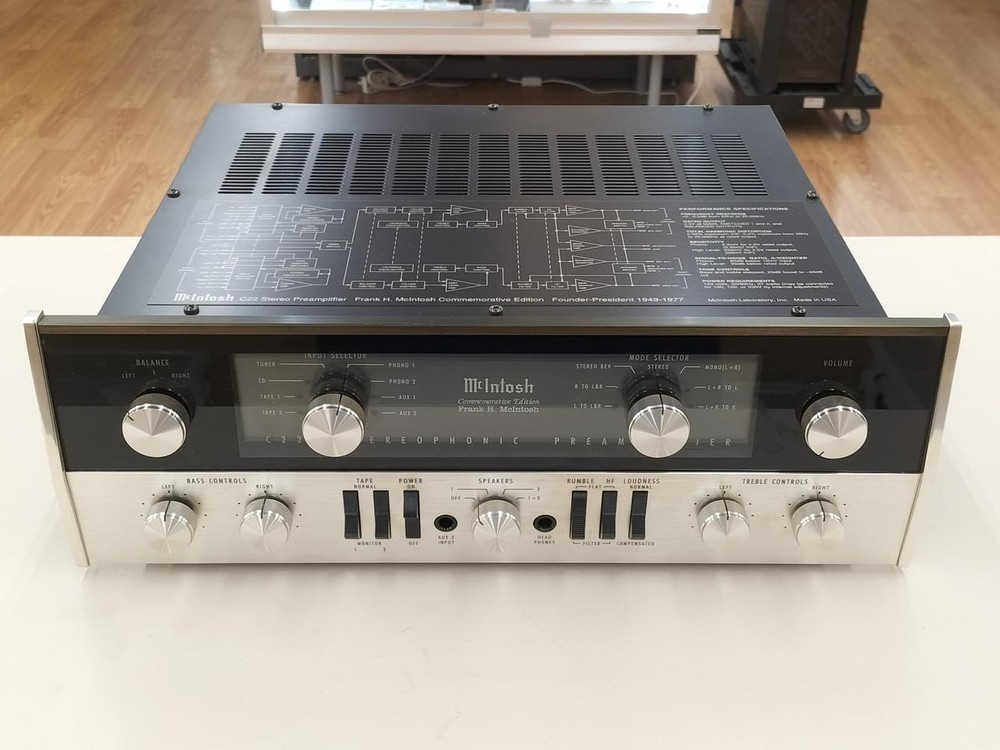 MCINTOSH C22 Stereo Preamplifier Commemorative Edition Vintage Japan MG01 13.0