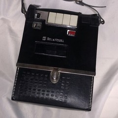 Vintage Bell & Howell Cassette Player Recorder Case Model 87500 NOT Tested/37b