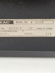 TEAC W-525R Double Auto Reverse Cassette Deck