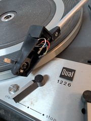 Dual 1226 & 1246 Automatic Turntable Parts Lot w/ United Audio Cabinet Tonebar
